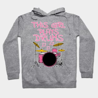 This Girl Plays Drums, Female Drummer Hoodie